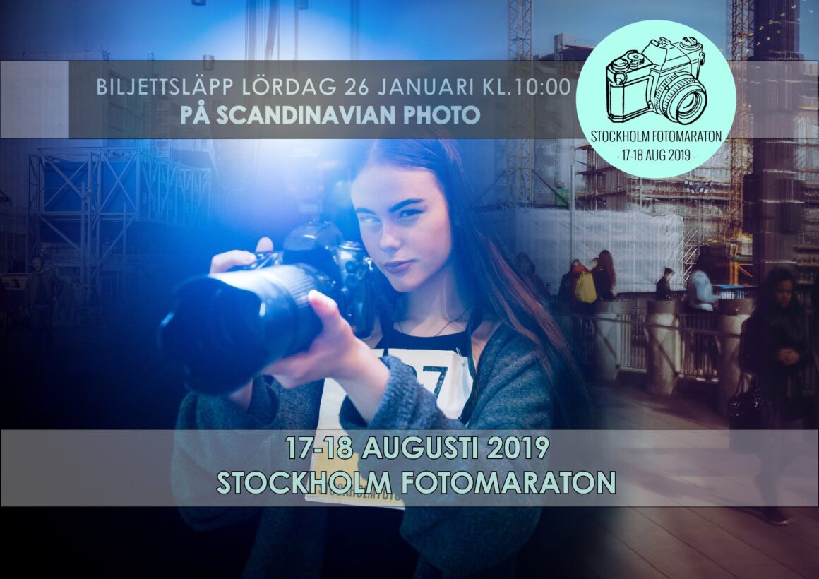 Biljettsläpp Stockholm fotomaraton 2019