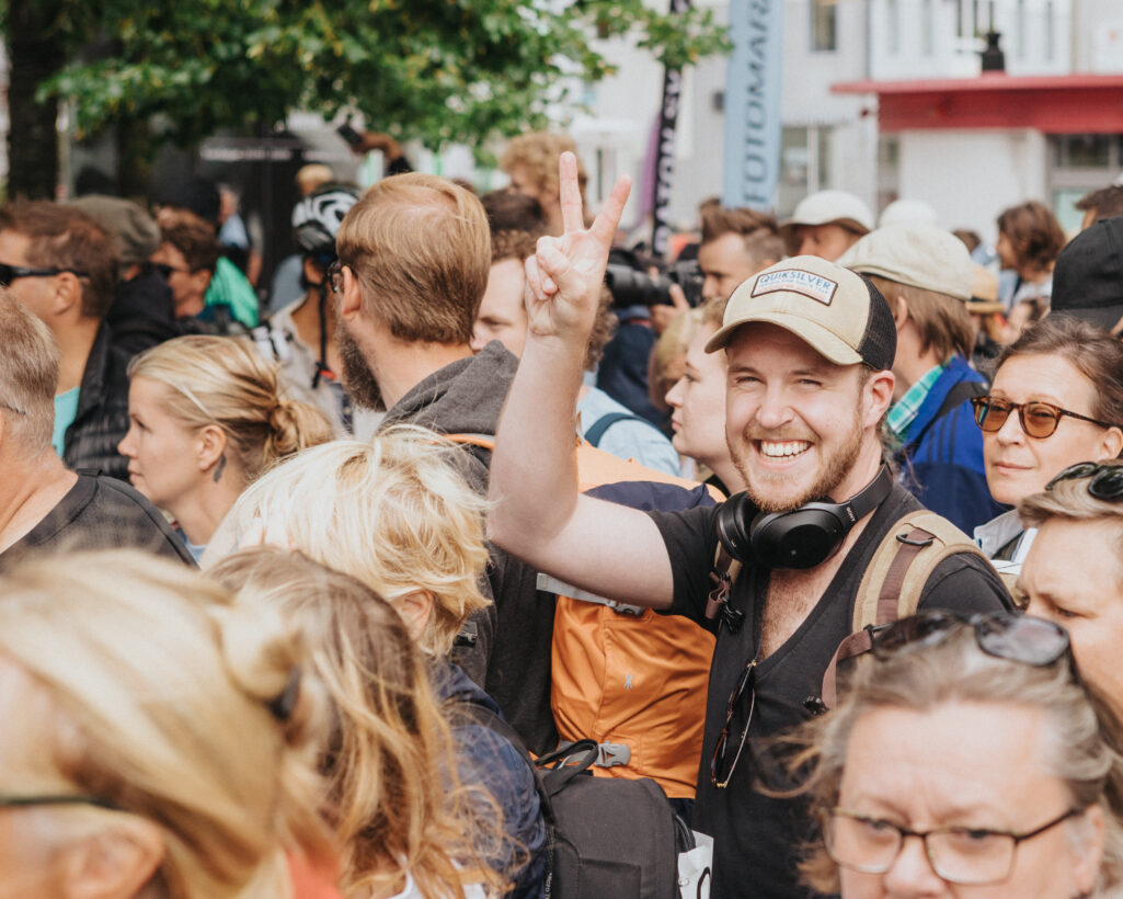 Starten av Stockholm Fotomaraton 2021 går från…